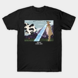 That Darkholder Guy: Kaiju Parody Moothra vs Cowzilla T-Shirt